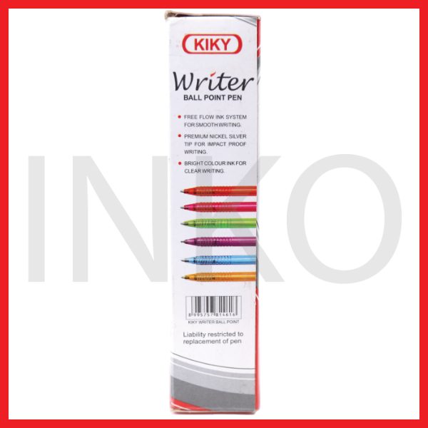 KIKY WRITER BALLPOINT 0.7MM 12PCS