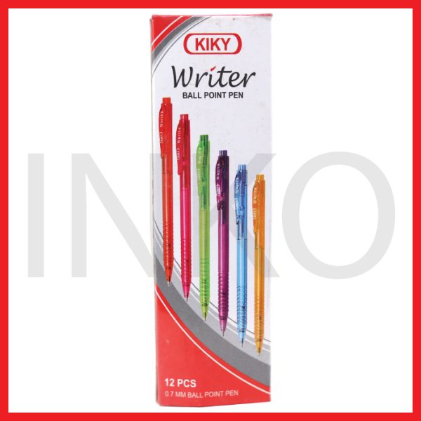 KIKY WRITER BALLPOINT 0.7MM 12PCS
