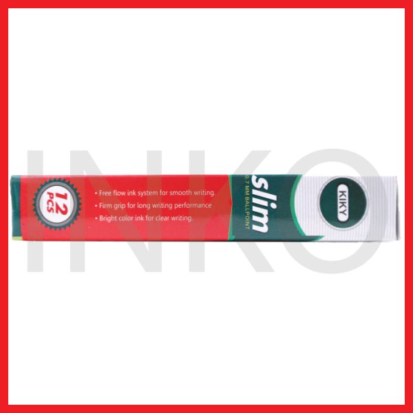 KIKY SLIM BALLPOINT 0.7MM 12PCS
