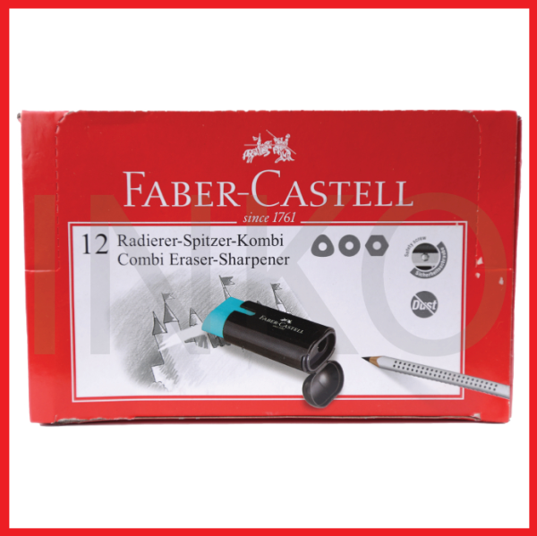 ginee_20260908170011605_1837861223.png FABER CASTELL COMBI ERASER SHARPENER