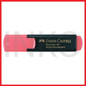FABER CASTELL TEXTLINER 48 SUPERFLUORESCENT RED INK