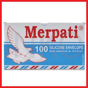KIKY AMPLOP MERPATI 100 SILICONE ENVELOPE 104 70GR