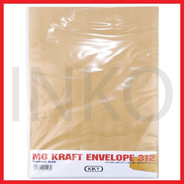 ginee_20260909103943681_7046432804.jpg KIKY AMPLOP COKLAT 312 PAKAI LEM 125GRAM 29.7X39.7CM 10PCS