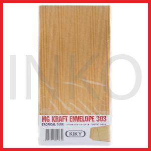 KIKY AMPLOP COKLAT 303 PAKAI LEM 125GRAM 11.9X24CM 10PCS
