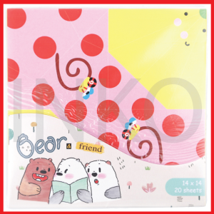 KIKY KERTAS LIPAT 14X14 20S
