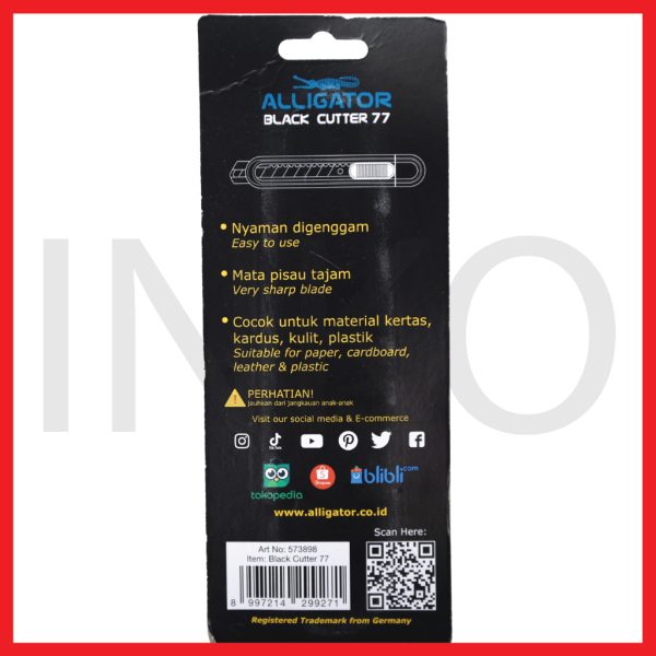 ALLIGATOR CUTTER BLACK 77 BIG