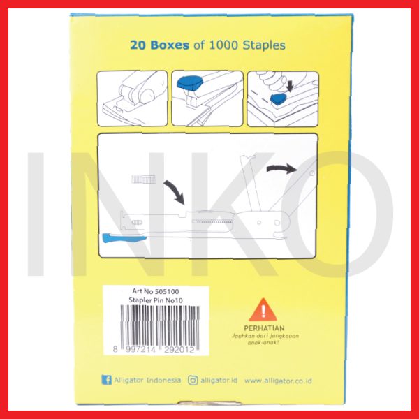ginee_20260909125331866_3389903304.jpg ALLIGATOR STAPLER PIN NO.10 MINI BOX 20