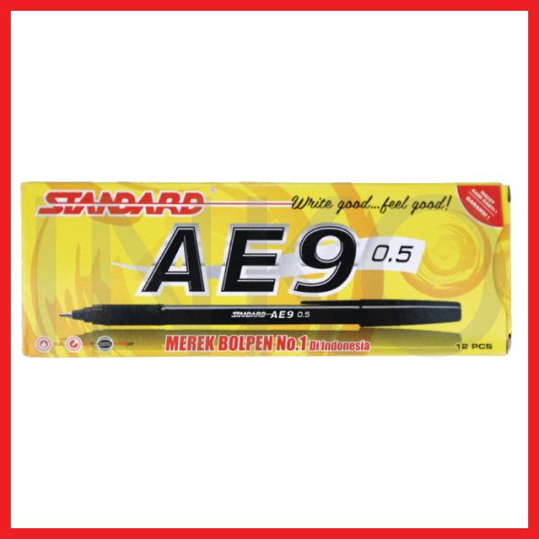 STANDARD AE9 0.5 BLACK 12PCS