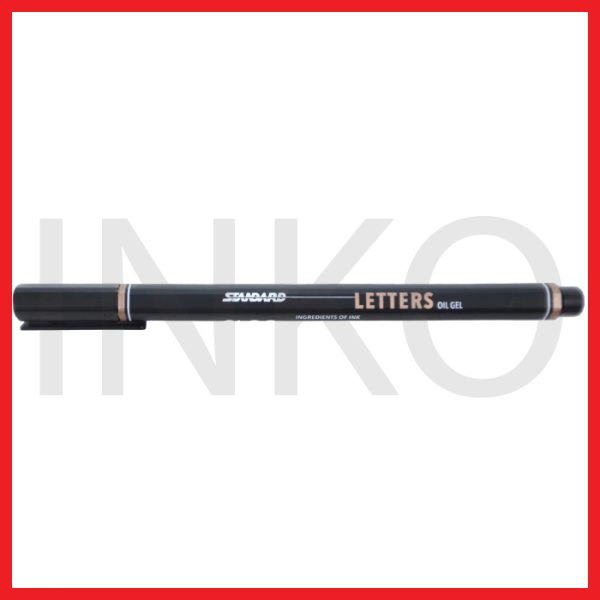 STANDARD LETTERS GEL SL03 BLACK 12PCS