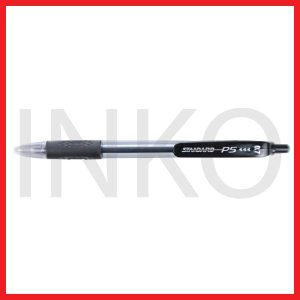 ginee_20260909144041676_8306289634.jpg STANDARD P5 0.7 BLACK 12PCS