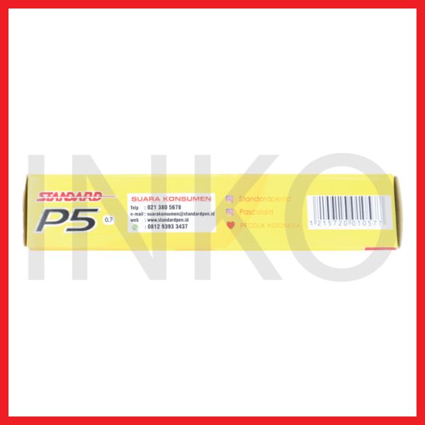 ginee_20260909144041709_3679336402.jpg STANDARD P5 0.7 BLACK 12PCS
