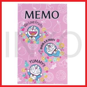 KIKY MEMO TAPE PAD 100 DORAEMON LOVE FRUITS