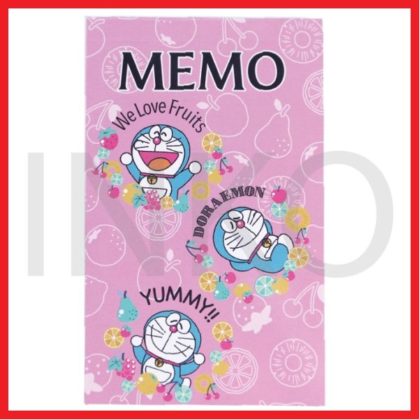 ginee_20260909153251188_8244365333.jpg KIKY MEMO TAPE PAD 100 DORAEMON LOVE FRUITS