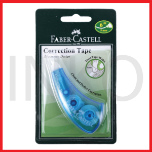 FABER CASTELL CORRECTION TAPE ERGONOMIC DESIGN 5MM