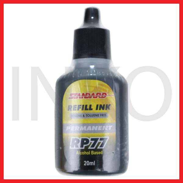 STANDARD PERMANENT REFILL INK BLACK RP77 20 ML