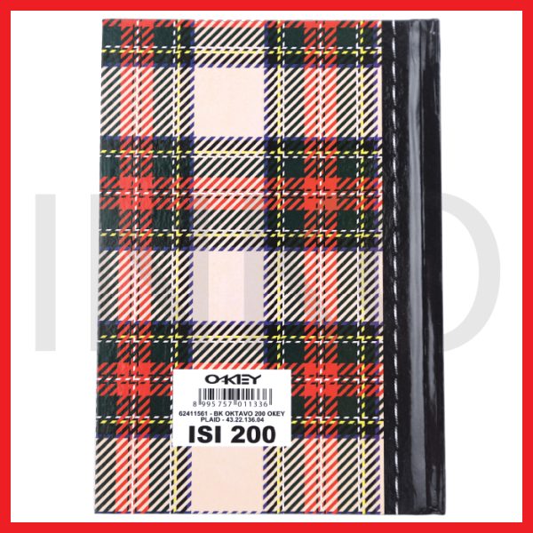 OKEY BUKU OKTAVO 200 PLAID