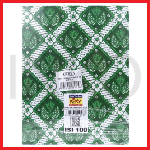 KIKY BUKU KWARTO KAS 3K 100 PARANG GURDO KEMBANG