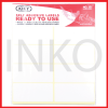 KIKY STICKER LABEL NO 121 10SHEETS