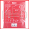 KIKY STICKER LABEL NO 121 10SHEETS