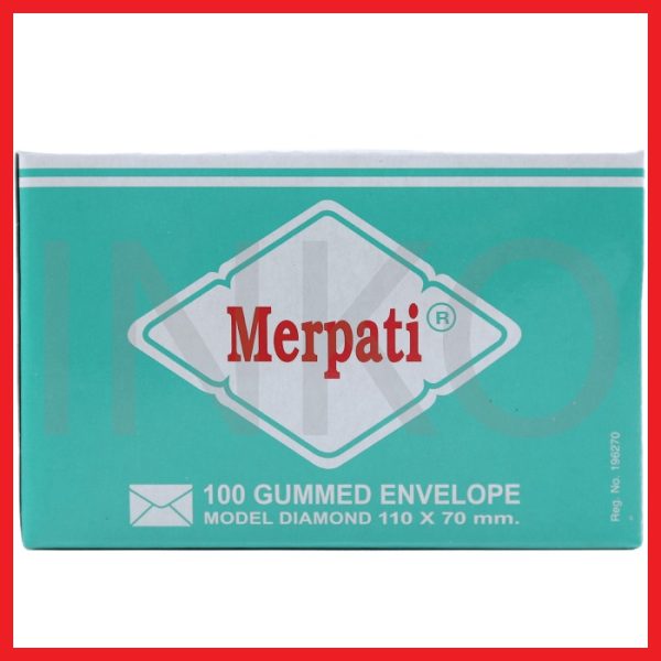 ginee_20260910111953054_7205632924.jpg KIKY AMPLOP MERPATI 100 GUMMED ENVELOPE VISIT 60GR