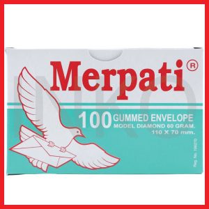 KIKY AMPLOP MERPATI 100 GUMMED ENVELOPE VISIT 60GR