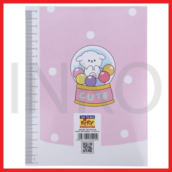 ginee_20260910112909326_5452827831.jpg KIKY BUKU TULIS 38 BUNNY AND FRIENDS