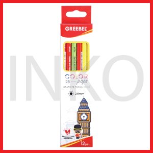 ginee_20260910115234607_9601645449.jpg GREEBEL PENCIL 2B COLOR POP 7029 12PCS