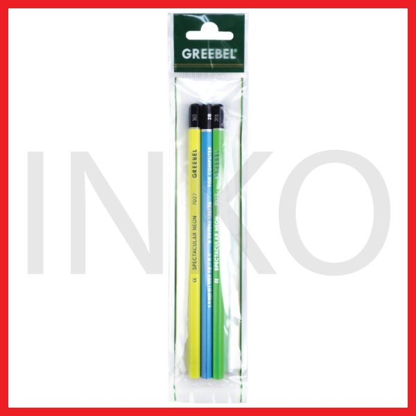 ginee_20260910122234882_6556870443.jpg GREEBEL PENCIL 2B NEON 7027 3PCS