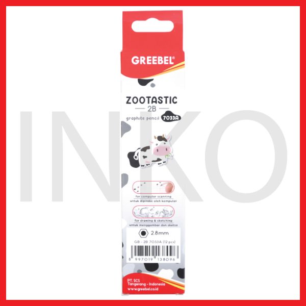 ginee_20260910122501283_7330265809.jpg GREEBEL PENCIL 2B ZOOTASTIC 7033A 12PCS