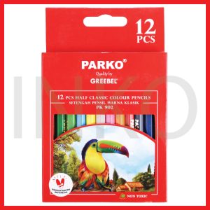 GREEBEL PARKO COLOR PENCIL HALF 902E 12COLOUR