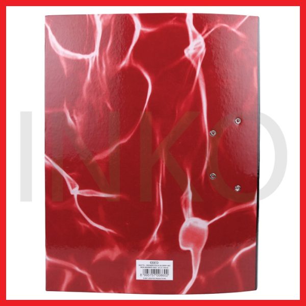 KIKY ORDNER FOLIO GLOSSY 403 NEW MARMER RED