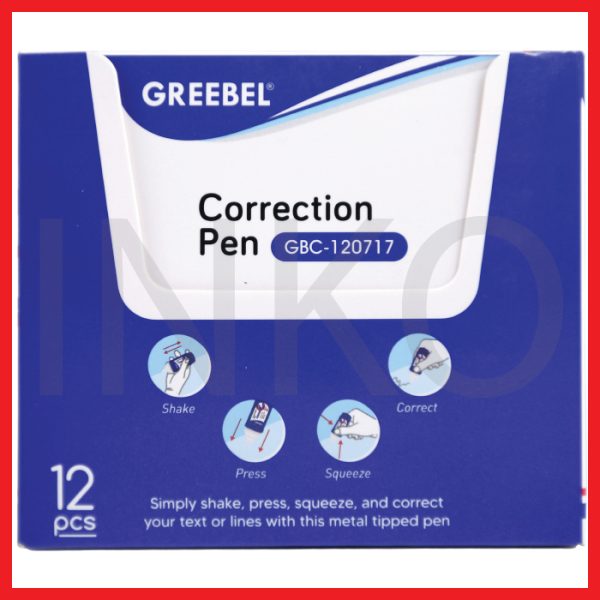 GREEBEL CORRECTION PEN 120717 12PCS