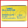 ALLIGATOR BINDER CLIPS NO.200 41MM