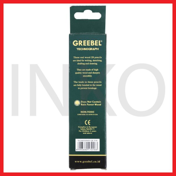 ginee_20260910154822309_4071028120.jpg GREEBEL PENCIL 2B TECHNOGRAPH 7018 12PCS