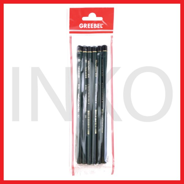 ginee_20260910160108677_6938223878.jpg GREEBEL PENCIL 2B TECHNOGRAPH 7018 6PCS