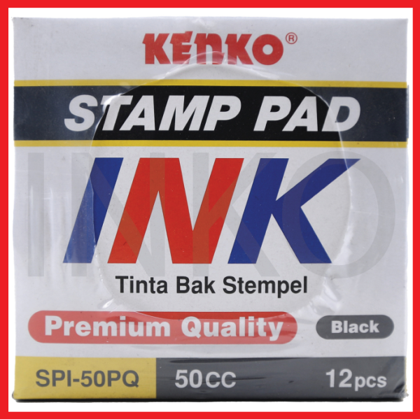 KENKO STAMP PAD INK BLACK 50CC