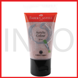 ginee_20260910175633656_8720178009.png FABER CASTELL ACRYLIC COLOUR GLITTER COPPER 30ML