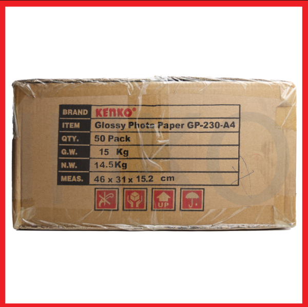 ginee_20260911090113413_7982249207.png KENKO GLOSSY PHOTO PAPER 230GSM A4 20 SHEETS