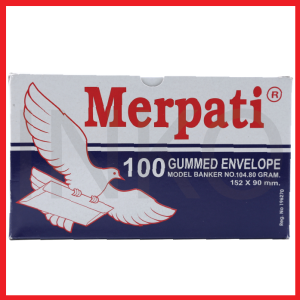 KIKY AMPLOP MERPATI 100 GUMMED ENVELOPE 104 80GR