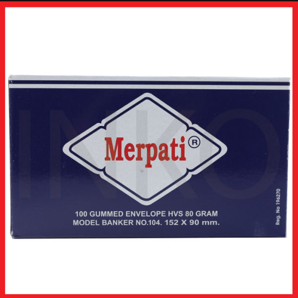 ginee_20260911094327900_1294055359.png KIKY AMPLOP MERPATI 100 GUMMED ENVELOPE 104 80GR