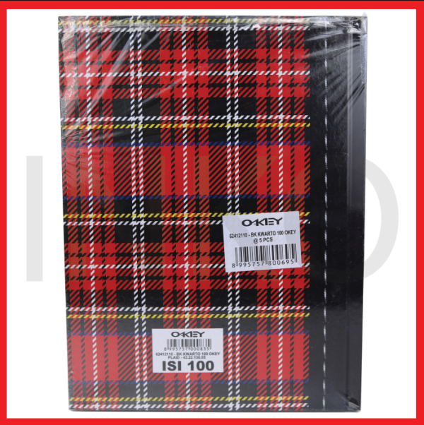 ginee_20260911095751020_5544021125.png OKEY BUKU KWARTO 100 PLAID