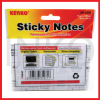 KENKO STICKY NOTES 75MMX125MM 100SHEETS YELLOW