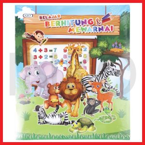KIKY BUKU MEWARNAI DAN BERHITUNG TANGGUNG