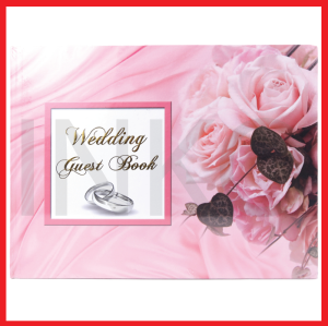 KIKY BUKU TAMU EXCLUSIVE PEACH ROSES