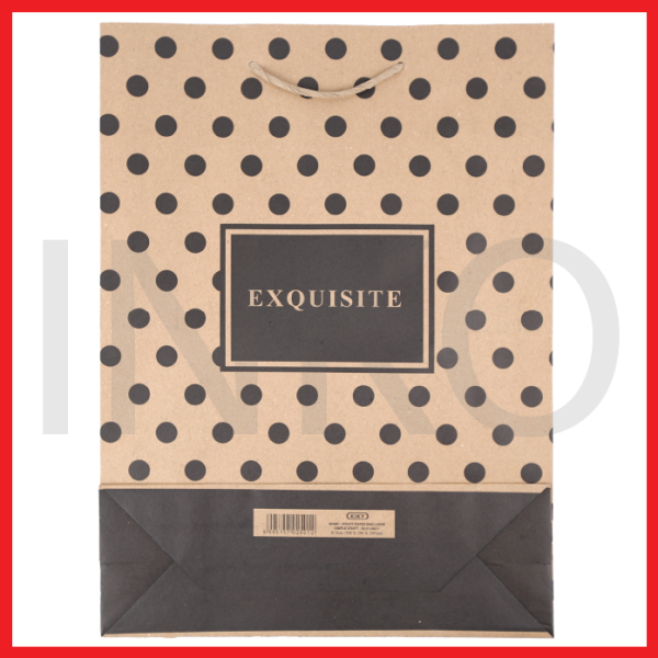 KIKY KRAFT PAPER BAG LARGE SIMPLE KRAFT