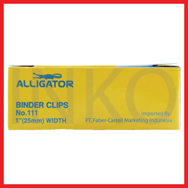 ginee_20260911153908233_3294247825.jpg ALLIGATOR BINDER CLIPS NO.111 25MM