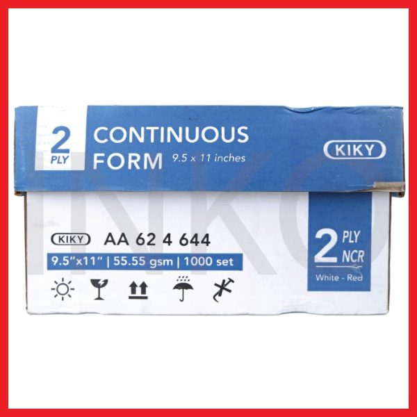 ginee_20260911153943239_8268206921.jpg KIKY CONTINUOUS FORM 9.5X11 INCHES 2PLY WHITE RED