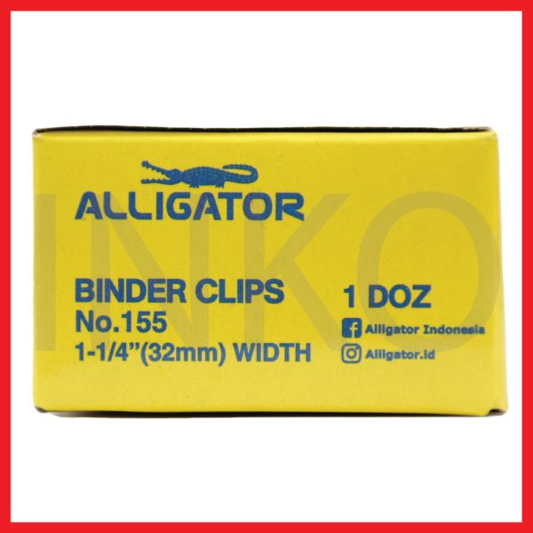 ginee_20260911154330524_5029838567.jpg ALLIGATOR BINDER CLIPS NO.155 32MM