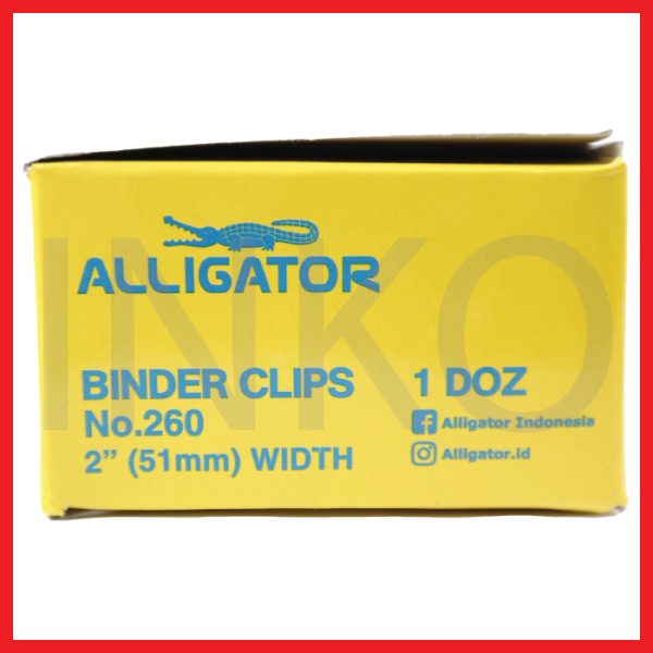 ginee_20260911154559358_8162281336.jpg ALLIGATOR BINDER CLIPS NO.260 51MM