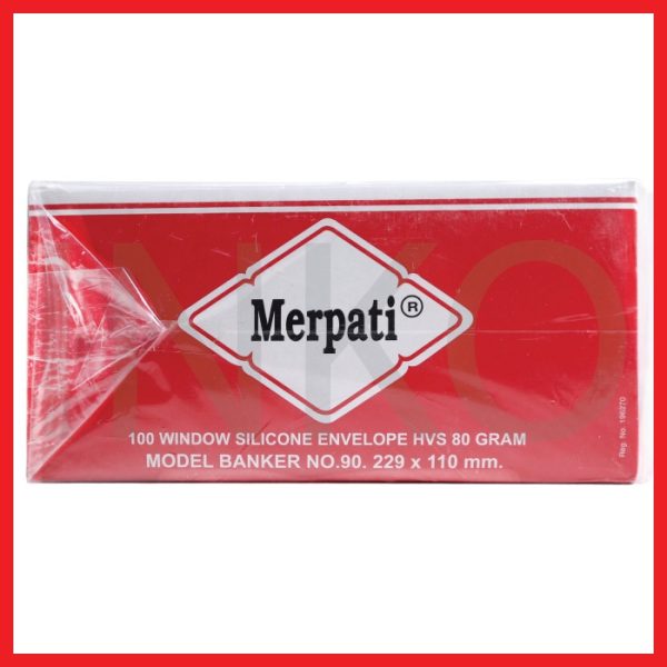 ginee_20260911155757055_6215929665.jpg KIKY AMPLOP MERPATI 100 WINDOW SILICONE ENVELOPE 90 80GR